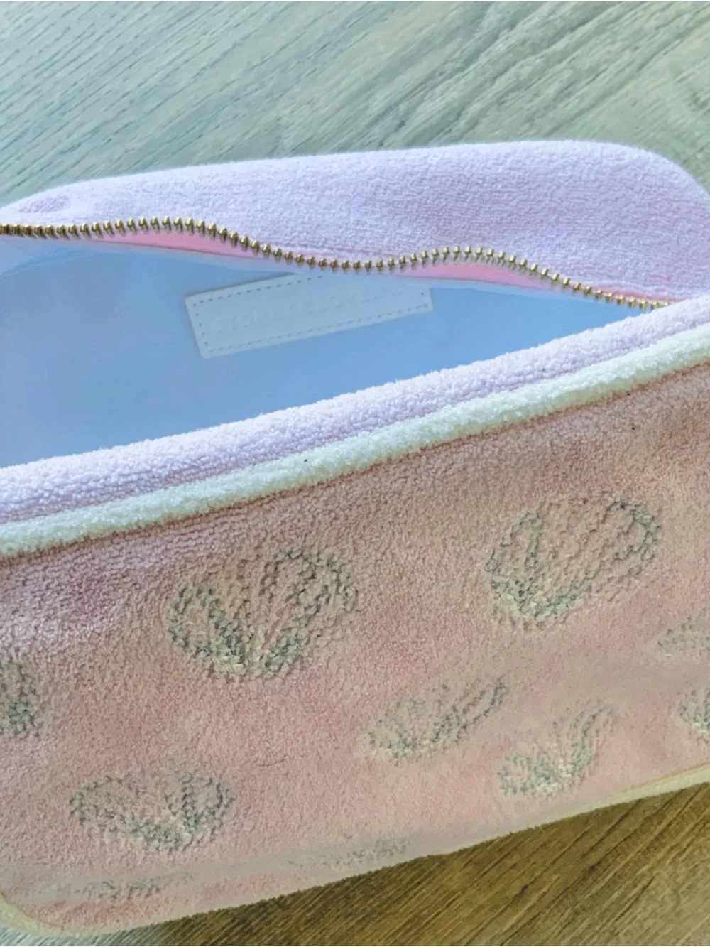 Stoney Clover Lane Seashell Embroidered Large Pouch OS